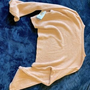 Clay pink cozy crop crew neck from rip curl brand new